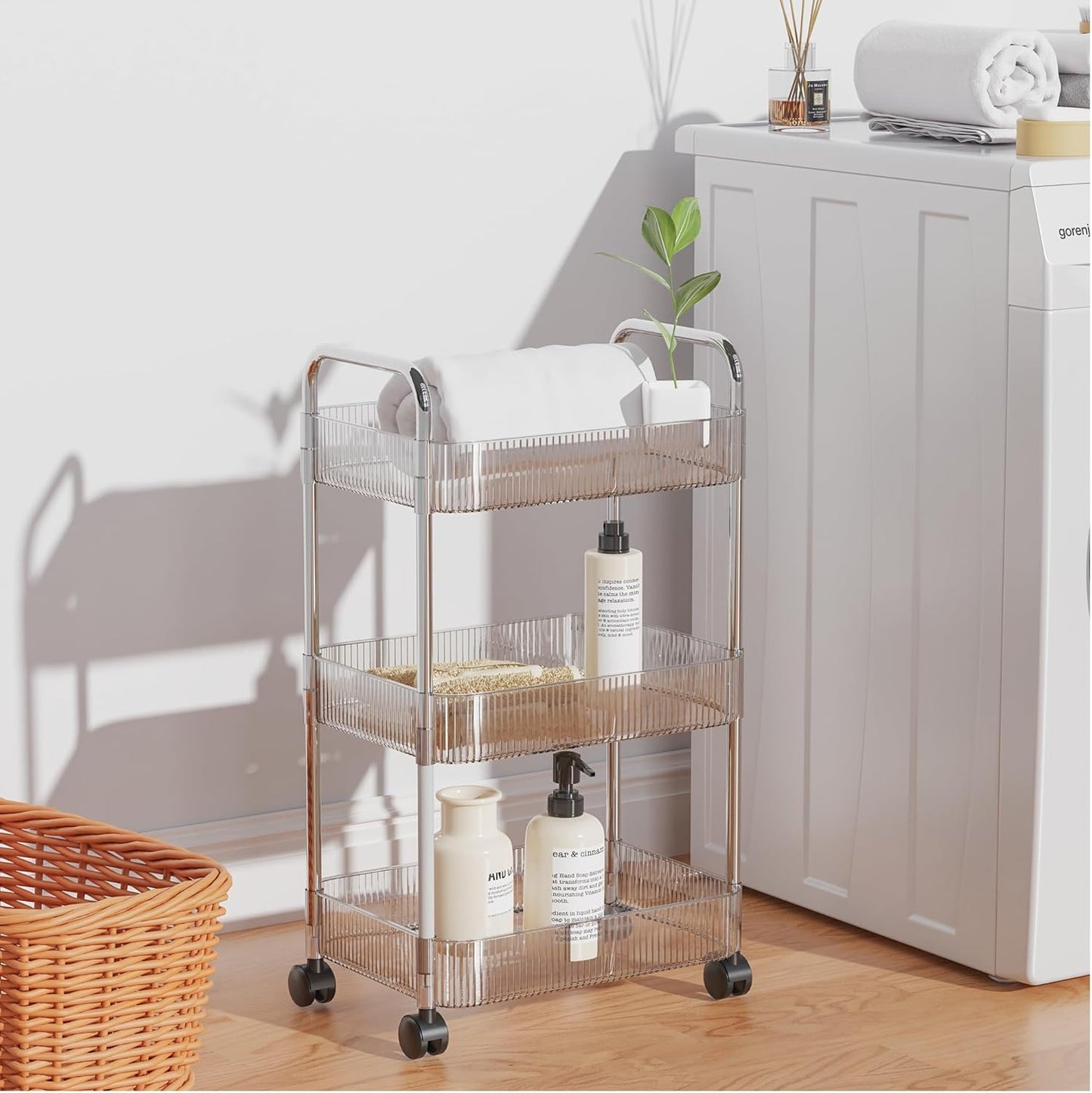 ESTANTE DE ALMACENAMIENTO TRANSPARENTE