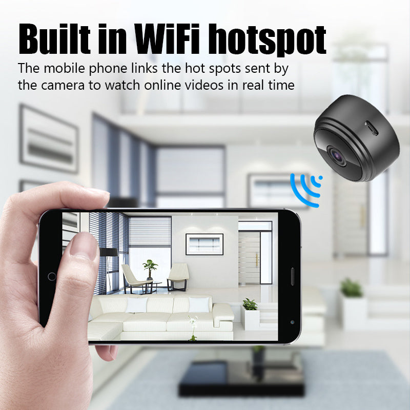 MINI CÁMARA A9 1080P INALAMBRICA WIFI - SMART HOME VIGILANCIA