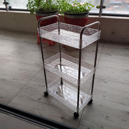 ESTANTE DE ALMACENAMIENTO TRANSPARENTE