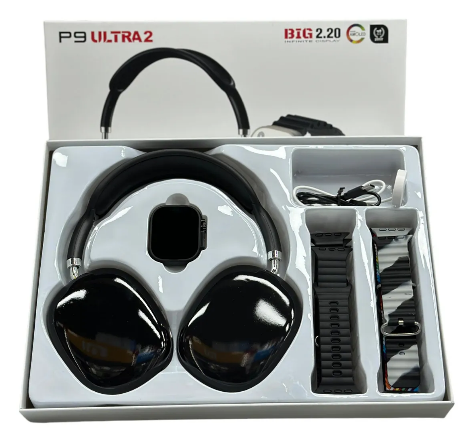 RELOJ Y AUDIFONOS P9 ULTRA 2