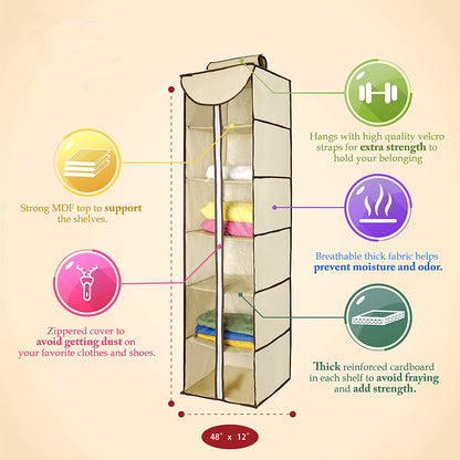ORGANIZADOR COLGANTE DE TELA