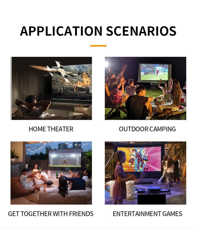 MINI PROYECTOR PORTATIL 1080P