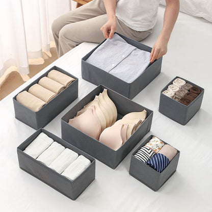 SET DE ORGANIZADOR DE ROPA 6 PZ