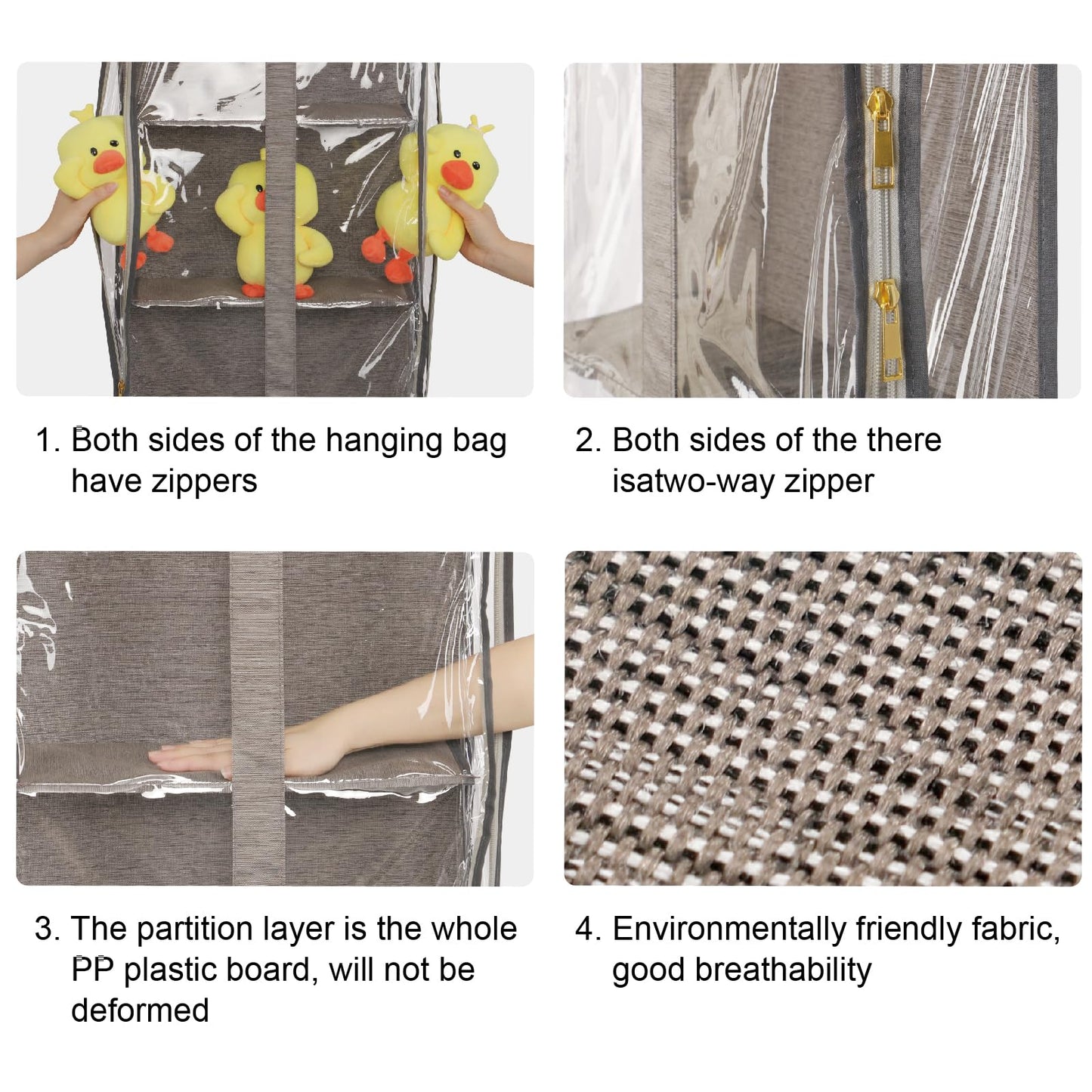 ORGANIZADOR COLGANTE DE TELA