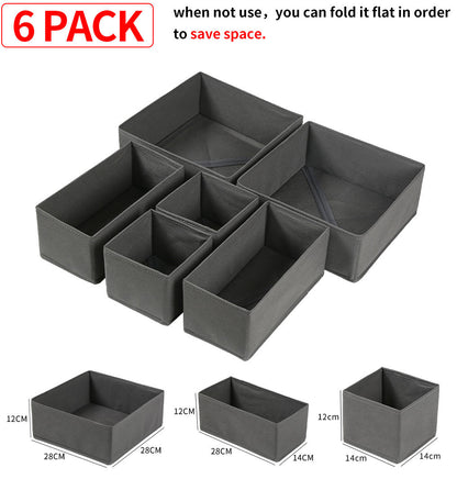 SET DE ORGANIZADOR DE ROPA 6 PZ